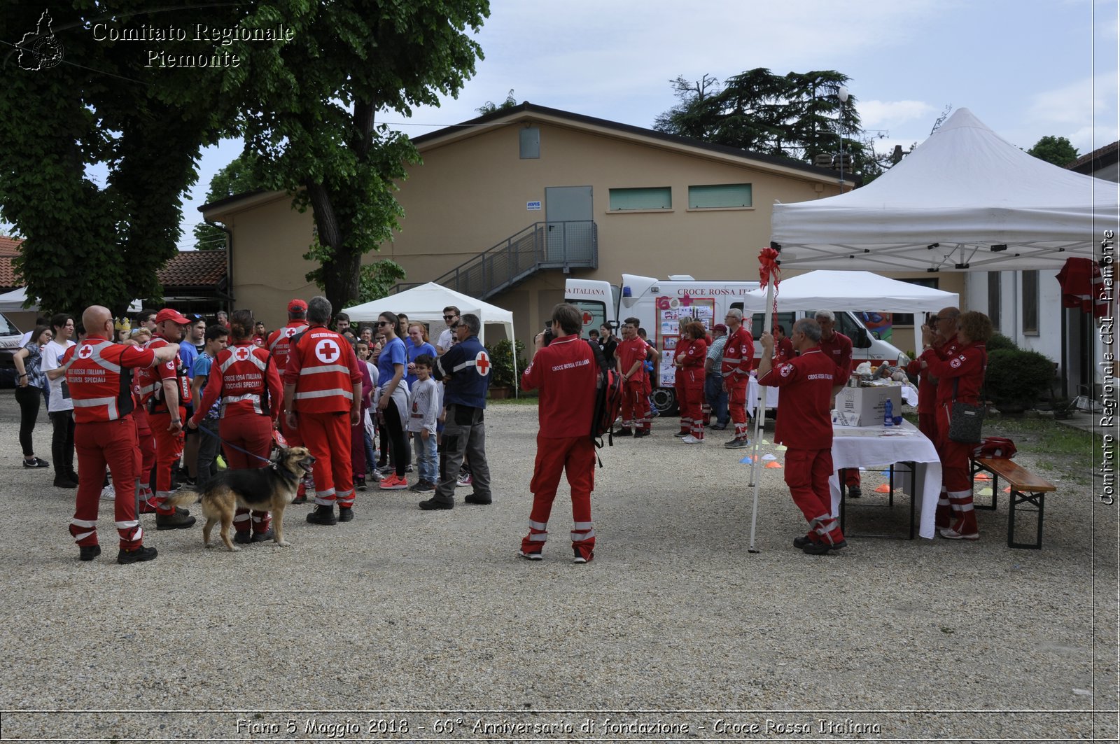 Fiano 5 Maggio 2018 - 60 Anniversario di fondazione - Croce Rossa Italiana- Comitato Regionale del Piemonte