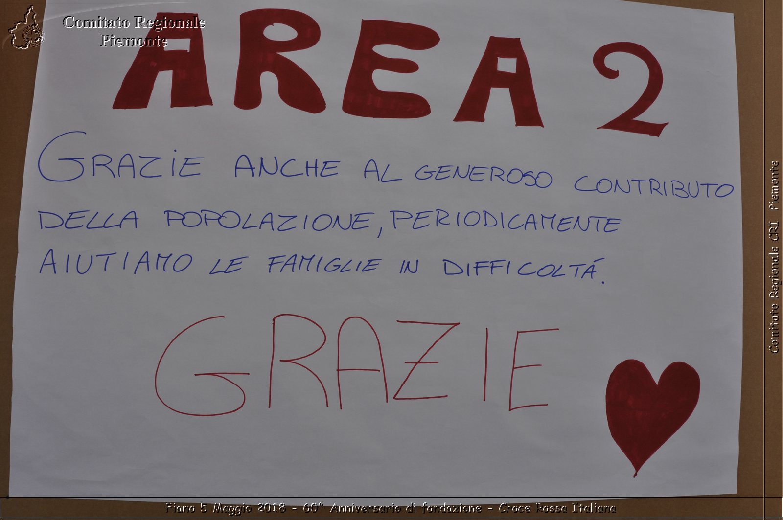 Fiano 5 Maggio 2018 - 60 Anniversario di fondazione - Croce Rossa Italiana- Comitato Regionale del Piemonte