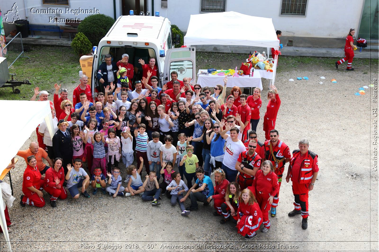 Fiano 5 Maggio 2018 - 60 Anniversario di fondazione - Croce Rossa Italiana- Comitato Regionale del Piemonte