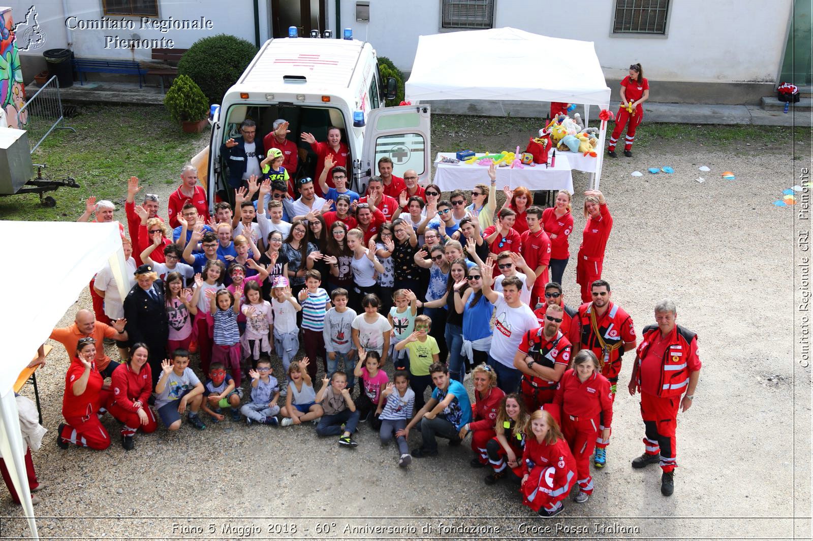 Fiano 5 Maggio 2018 - 60 Anniversario di fondazione - Croce Rossa Italiana- Comitato Regionale del Piemonte