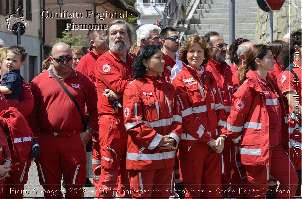 Fiano 6 Maggio 2018 - 60 Anniversario Fondazione - Croce Rossa Italiana- Comitato Regionale del Piemonte