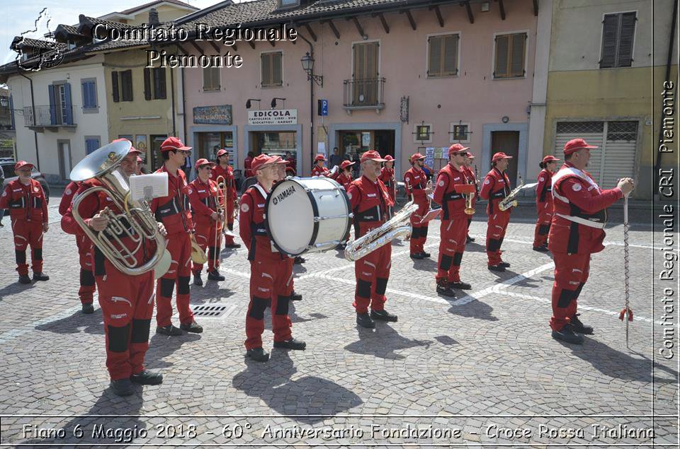 Fiano 6 Maggio 2018 - 60 Anniversario Fondazione - Croce Rossa Italiana- Comitato Regionale del Piemonte