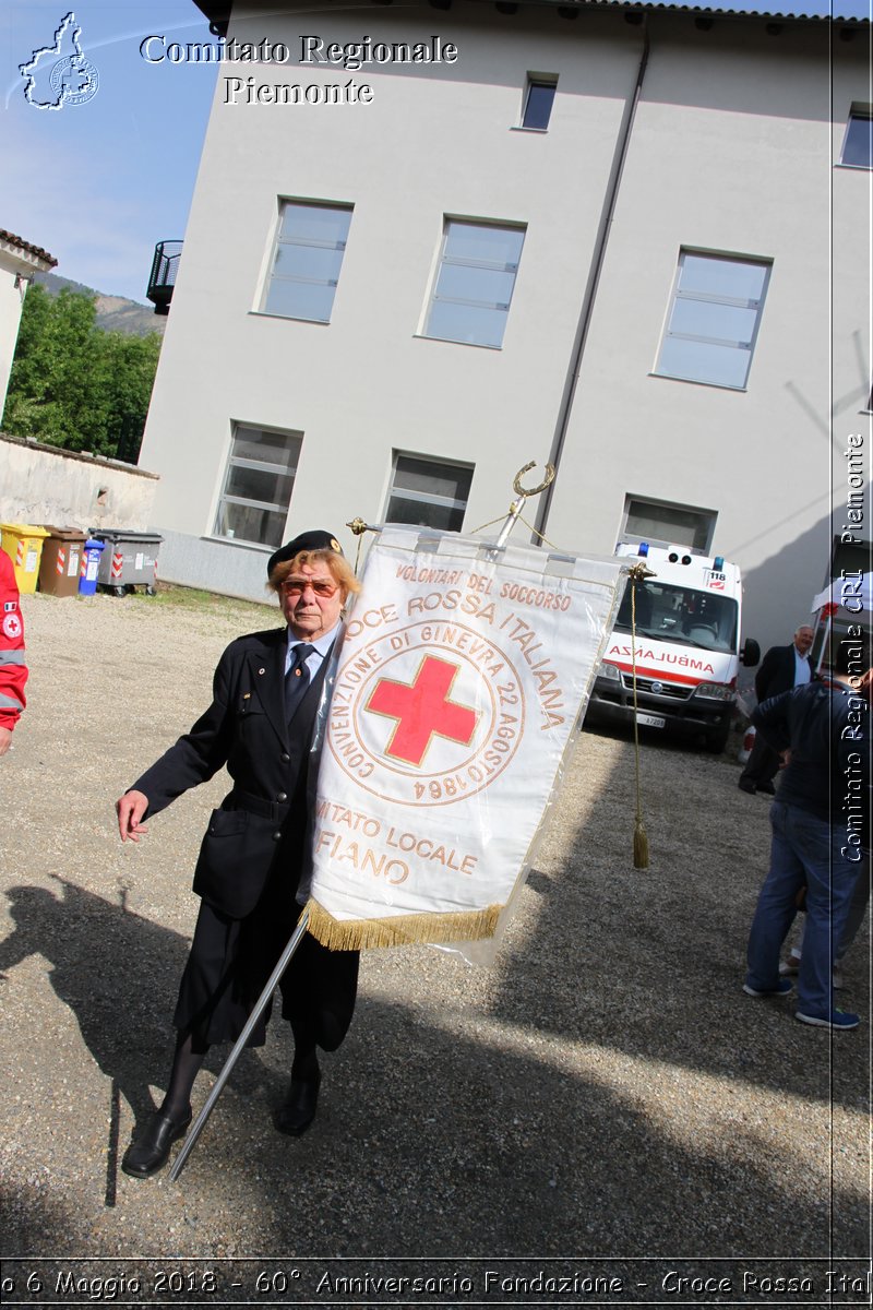 Fiano 6 Maggio 2018 - 60 Anniversario Fondazione - Croce Rossa Italiana- Comitato Regionale del Piemonte