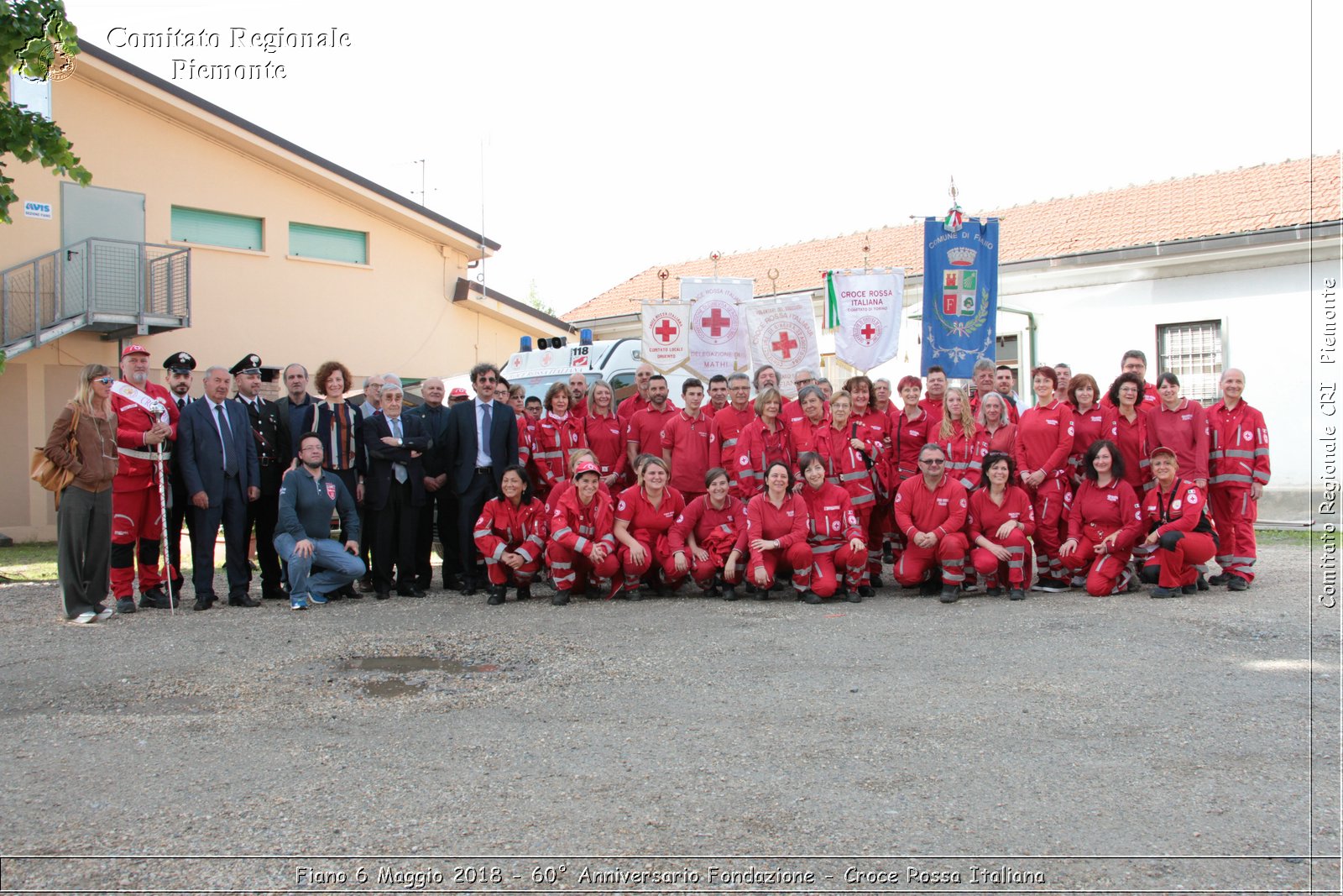 Fiano 6 Maggio 2018 - 60 Anniversario Fondazione - Croce Rossa Italiana- Comitato Regionale del Piemonte