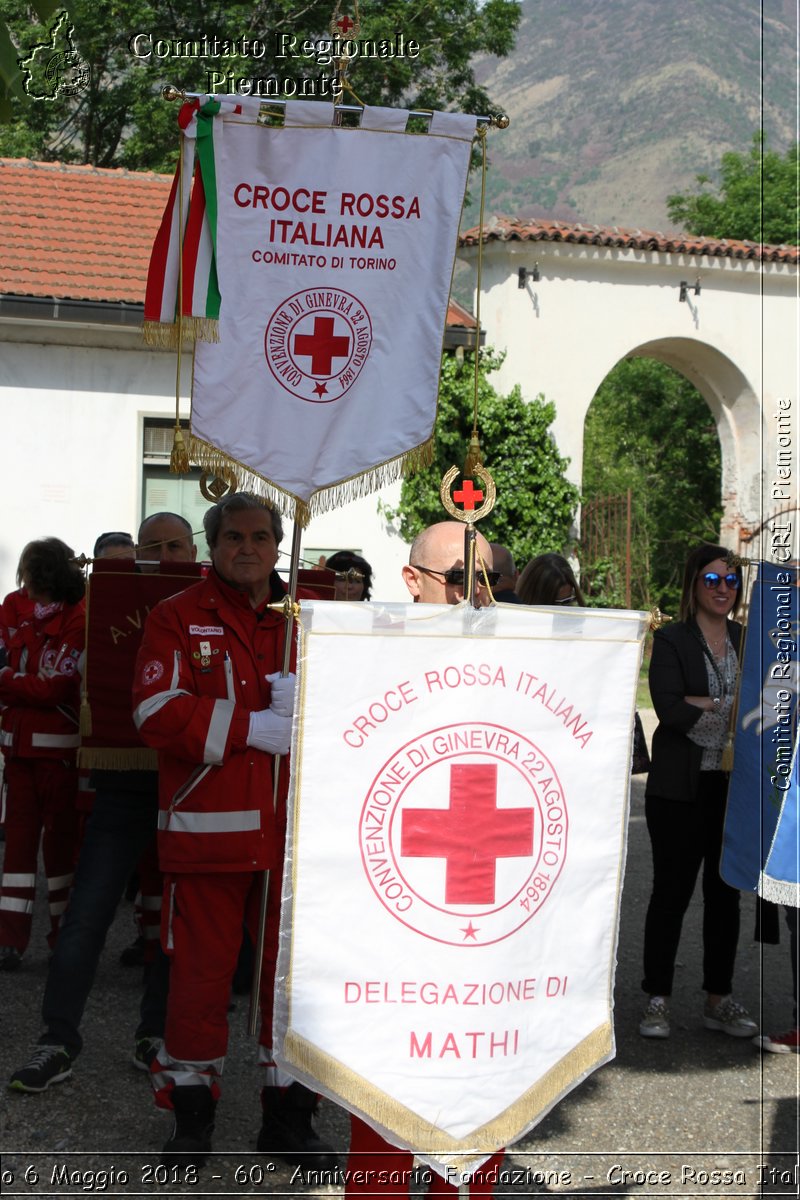 Fiano 6 Maggio 2018 - 60 Anniversario Fondazione - Croce Rossa Italiana- Comitato Regionale del Piemonte