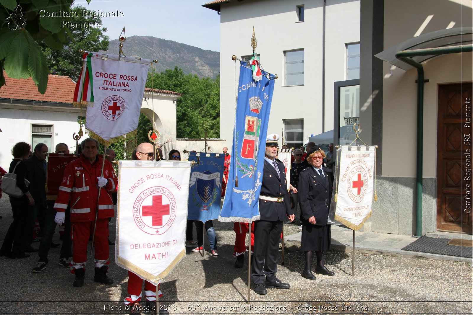 Fiano 6 Maggio 2018 - 60 Anniversario Fondazione - Croce Rossa Italiana- Comitato Regionale del Piemonte