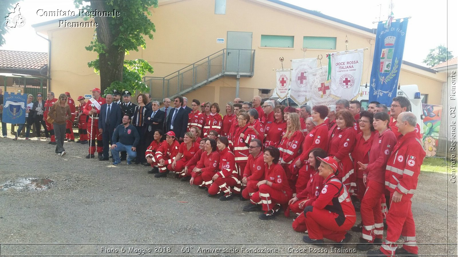 Fiano 6 Maggio 2018 - 60 Anniversario Fondazione - Croce Rossa Italiana- Comitato Regionale del Piemonte