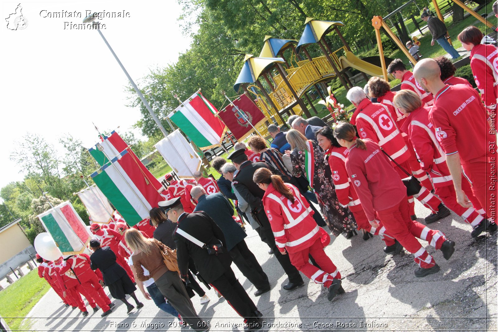 Fiano 6 Maggio 2018 - 60 Anniversario Fondazione - Croce Rossa Italiana- Comitato Regionale del Piemonte