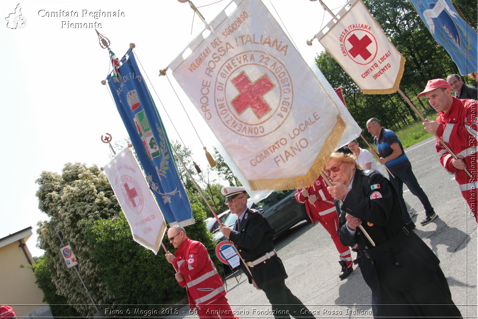 Fiano 6 Maggio 2018 - 60 Anniversario Fondazione - Croce Rossa Italiana- Comitato Regionale del Piemonte