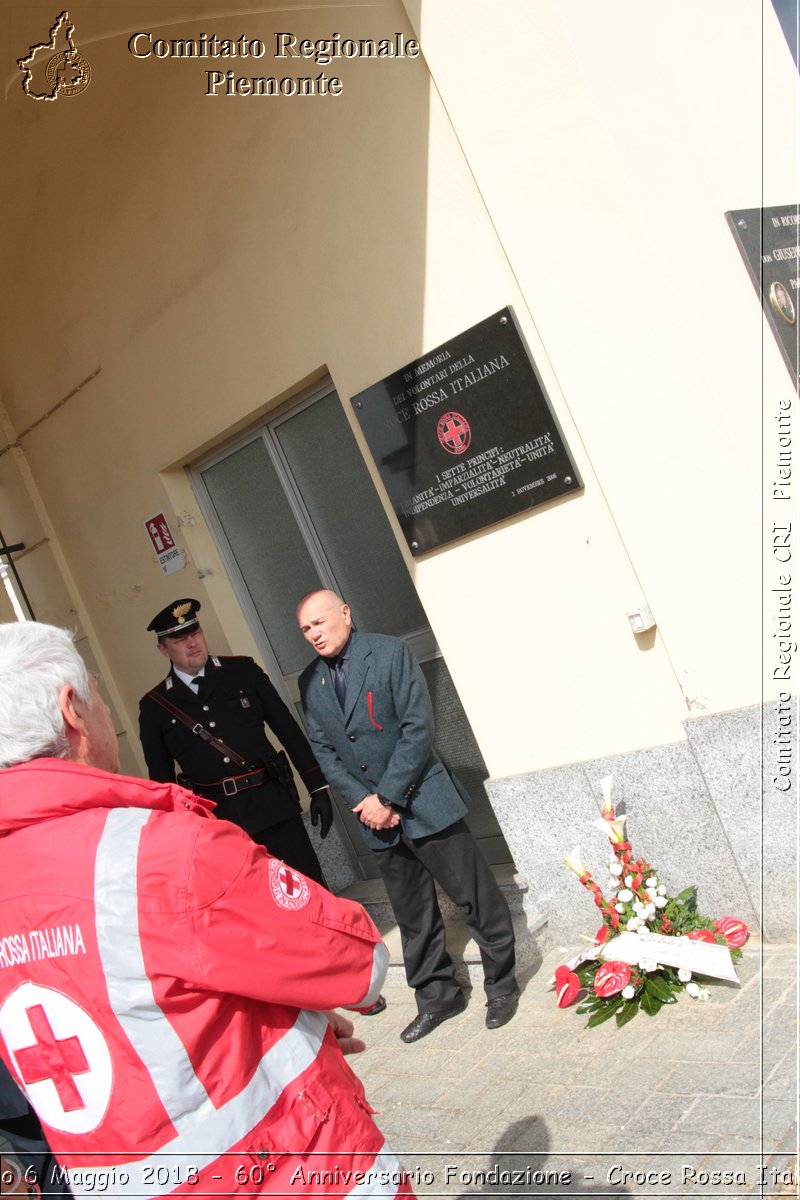 Fiano 6 Maggio 2018 - 60 Anniversario Fondazione - Croce Rossa Italiana- Comitato Regionale del Piemonte