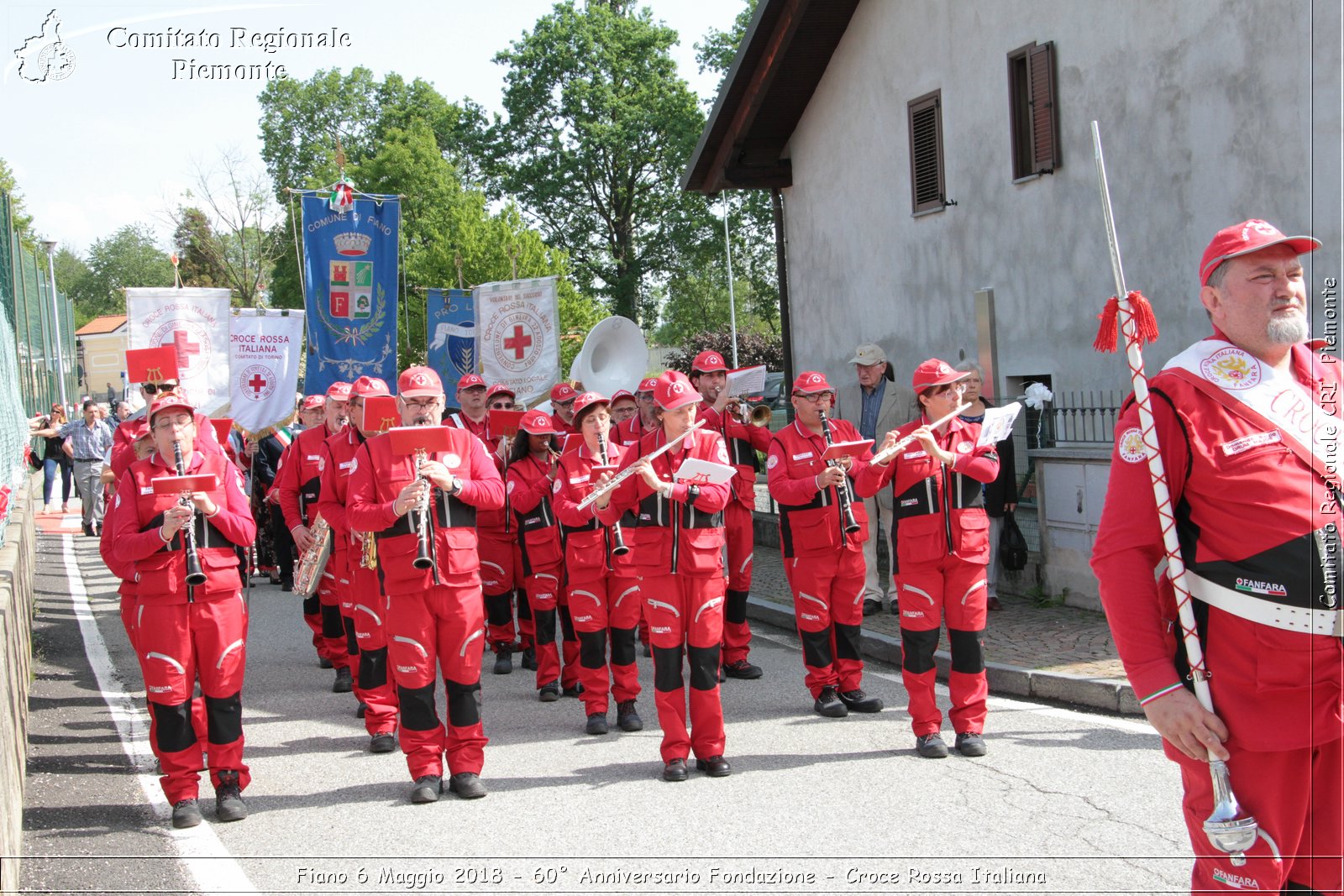 Fiano 6 Maggio 2018 - 60 Anniversario Fondazione - Croce Rossa Italiana- Comitato Regionale del Piemonte