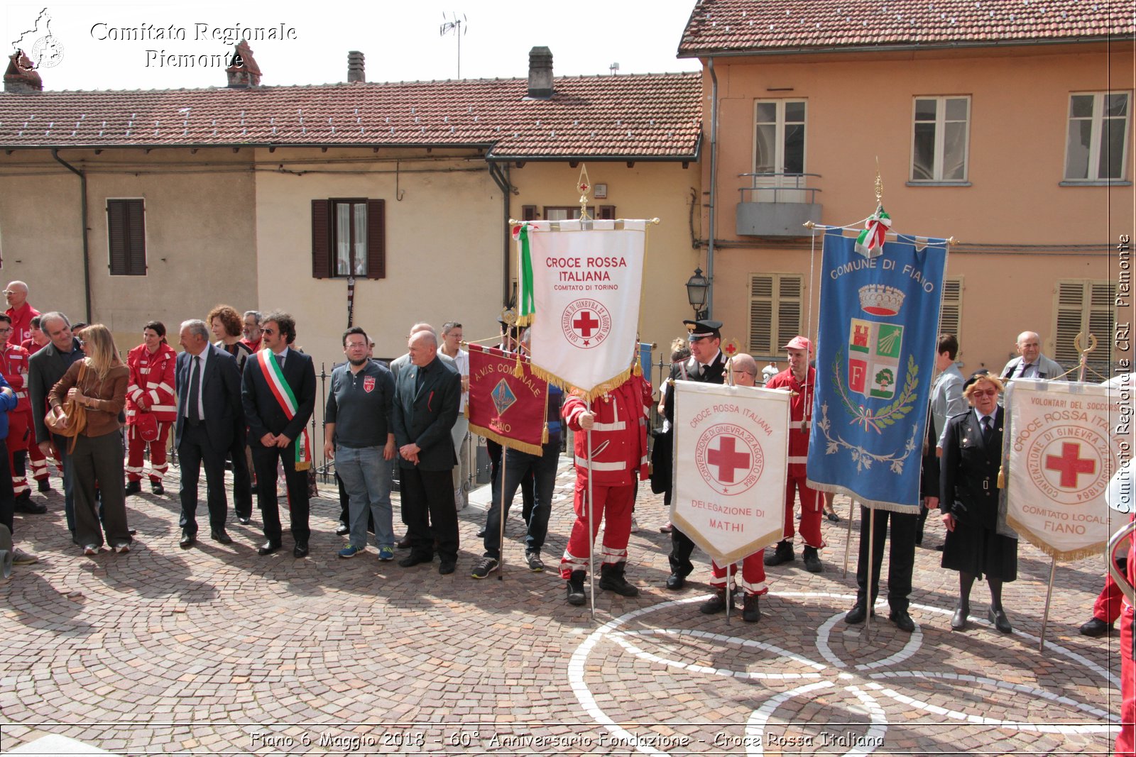 Fiano 6 Maggio 2018 - 60 Anniversario Fondazione - Croce Rossa Italiana- Comitato Regionale del Piemonte