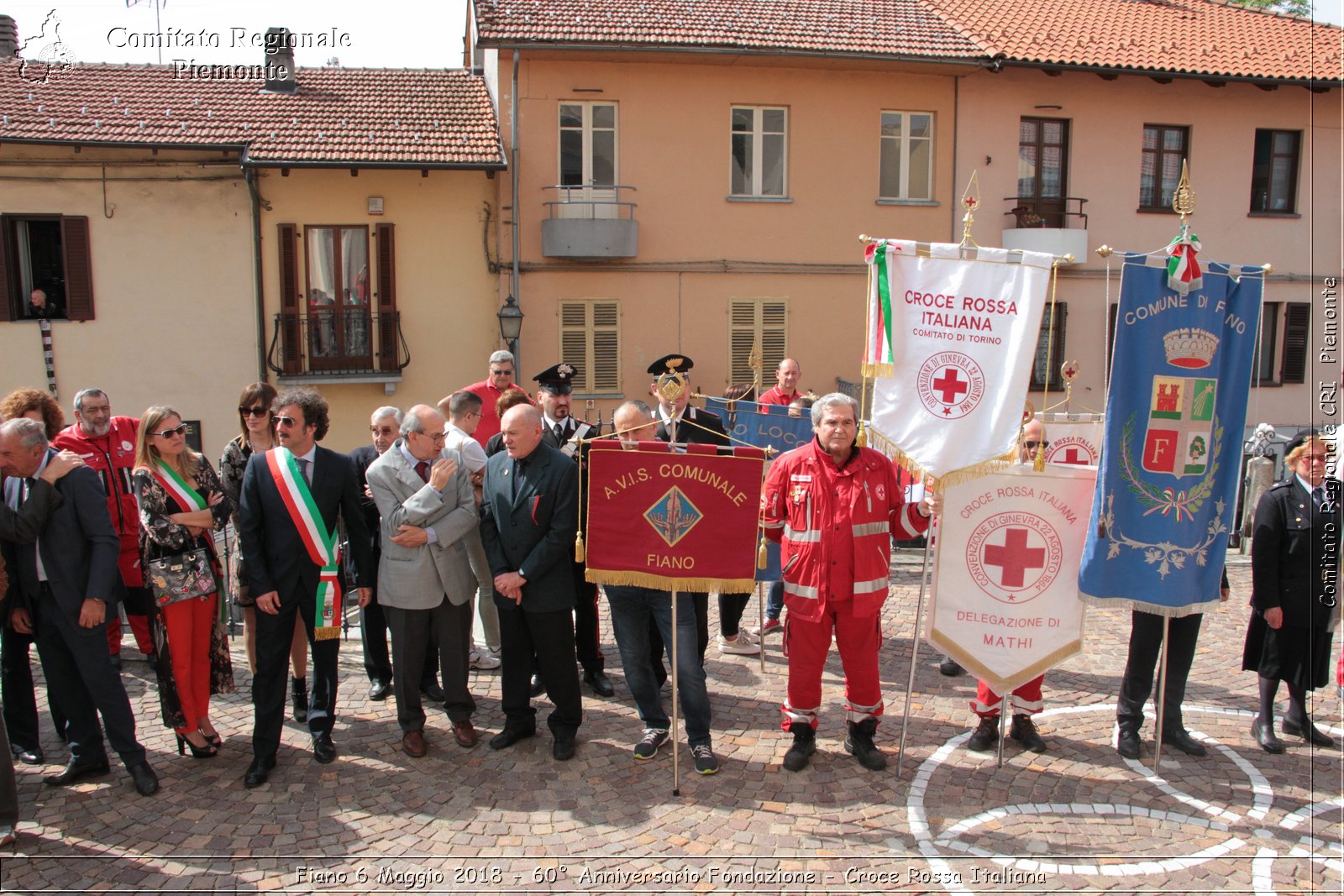 Fiano 6 Maggio 2018 - 60 Anniversario Fondazione - Croce Rossa Italiana- Comitato Regionale del Piemonte