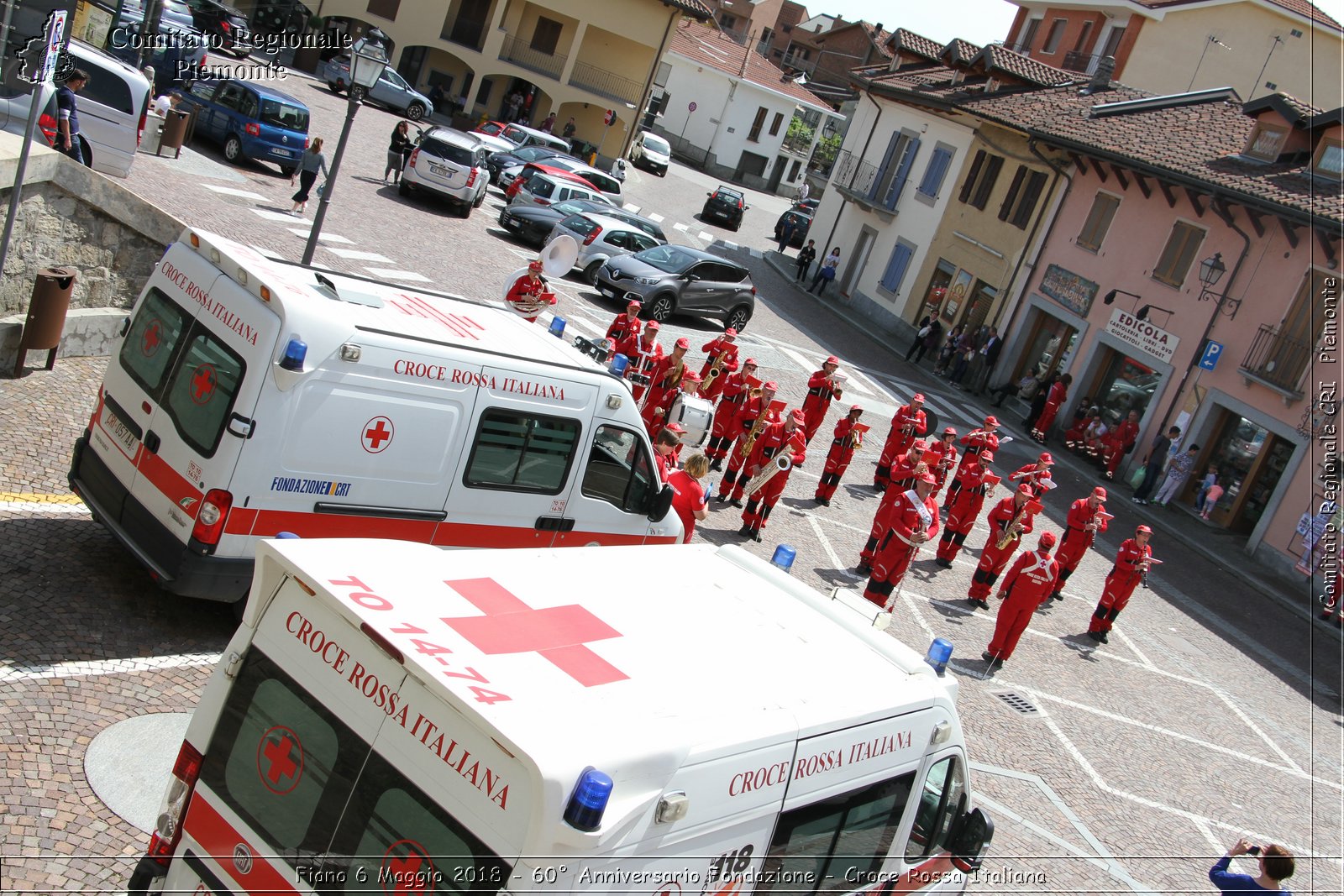 Fiano 6 Maggio 2018 - 60 Anniversario Fondazione - Croce Rossa Italiana- Comitato Regionale del Piemonte