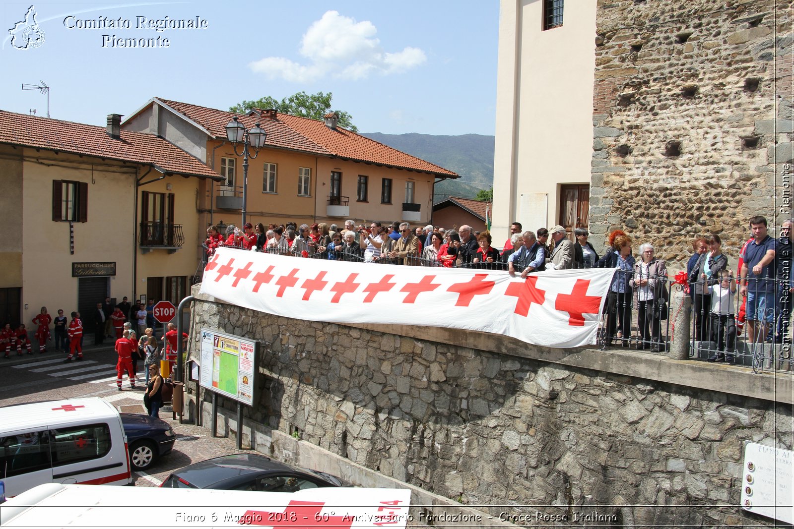 Fiano 6 Maggio 2018 - 60 Anniversario Fondazione - Croce Rossa Italiana- Comitato Regionale del Piemonte