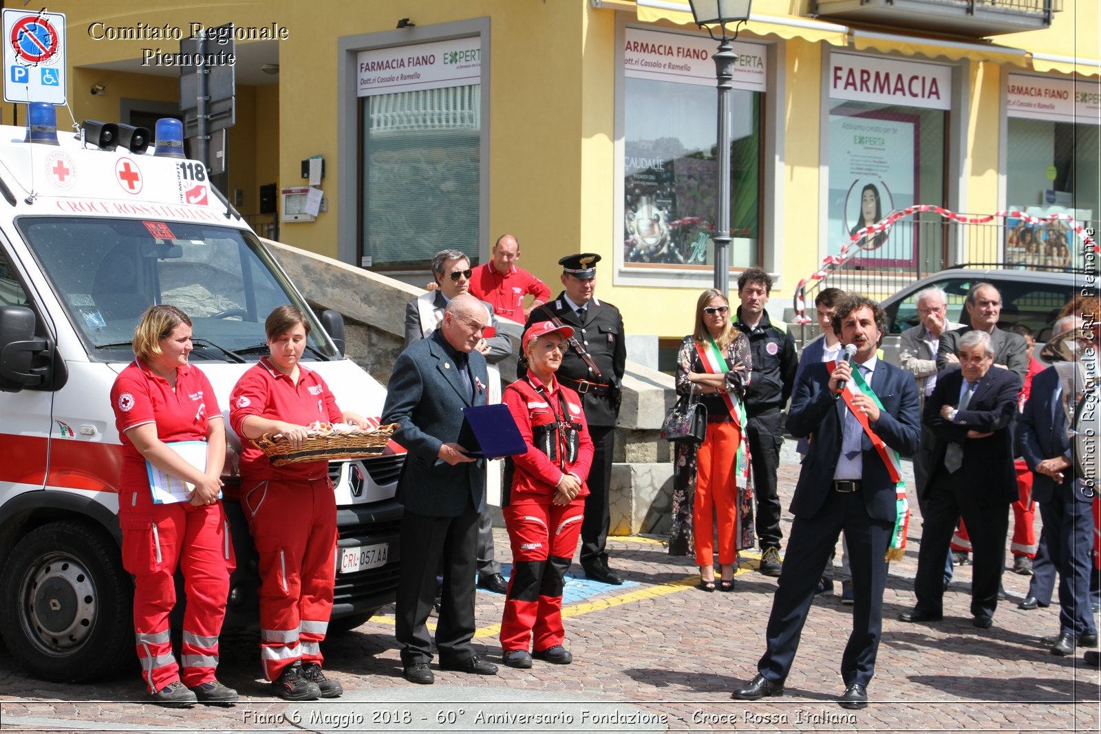 Fiano 6 Maggio 2018 - 60 Anniversario Fondazione - Croce Rossa Italiana- Comitato Regionale del Piemonte