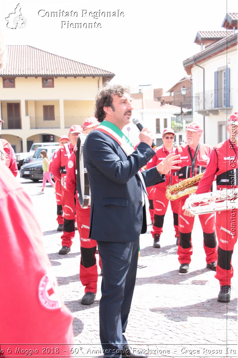 Fiano 6 Maggio 2018 - 60 Anniversario Fondazione - Croce Rossa Italiana- Comitato Regionale del Piemonte