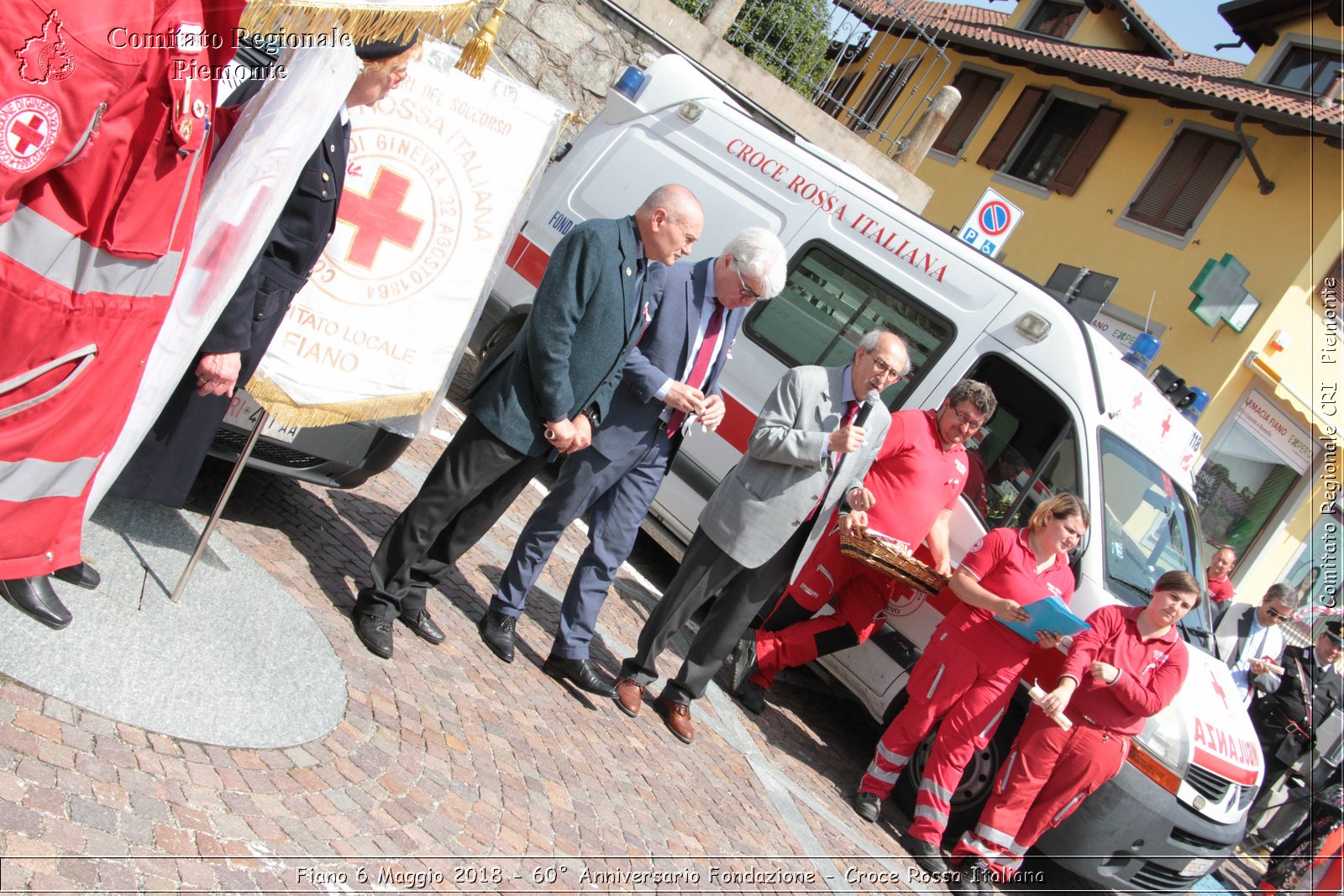 Fiano 6 Maggio 2018 - 60 Anniversario Fondazione - Croce Rossa Italiana- Comitato Regionale del Piemonte