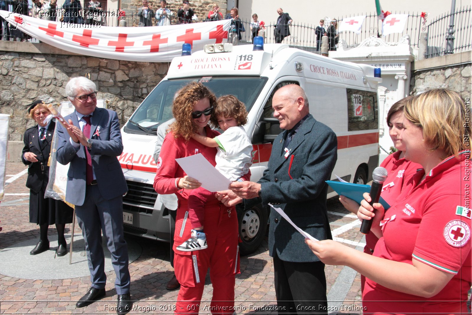 Fiano 6 Maggio 2018 - 60 Anniversario Fondazione - Croce Rossa Italiana- Comitato Regionale del Piemonte