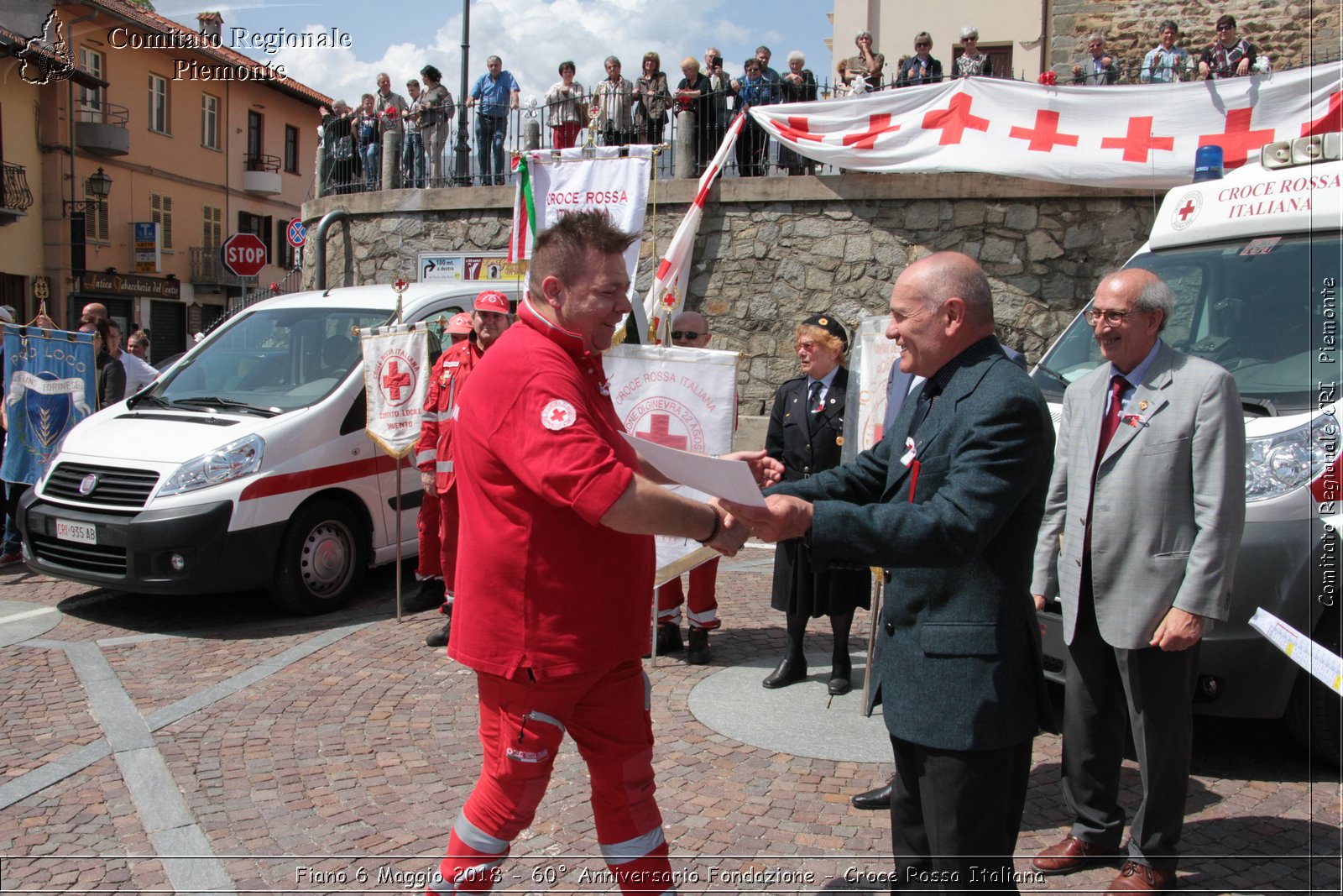 Fiano 6 Maggio 2018 - 60 Anniversario Fondazione - Croce Rossa Italiana- Comitato Regionale del Piemonte