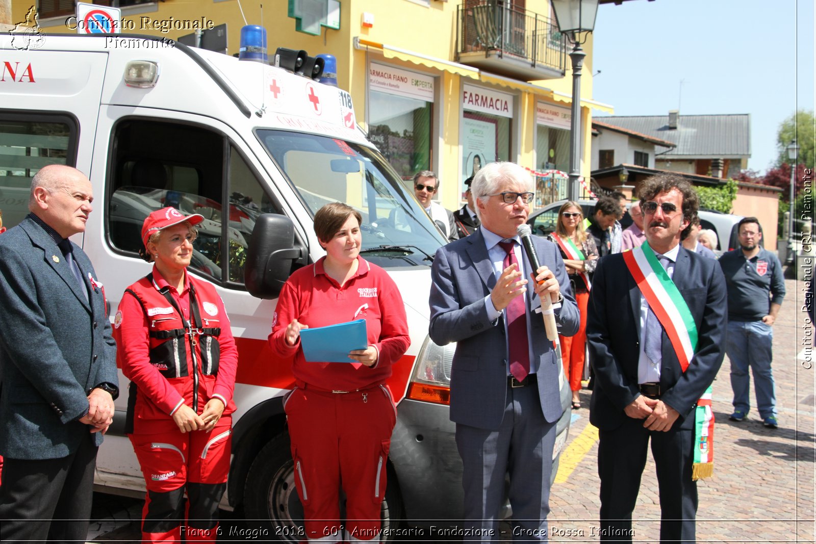 Fiano 6 Maggio 2018 - 60 Anniversario Fondazione - Croce Rossa Italiana- Comitato Regionale del Piemonte