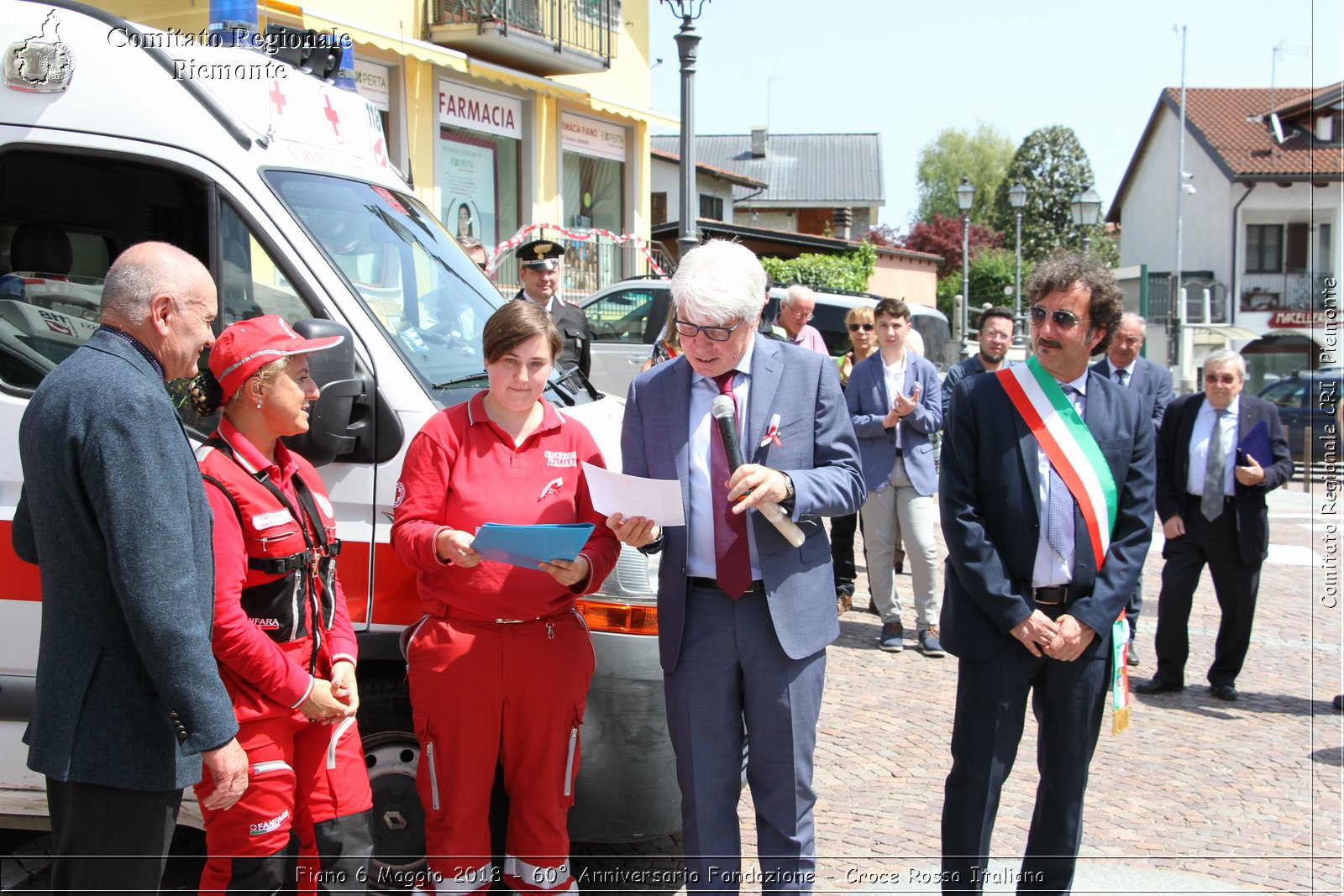 Fiano 6 Maggio 2018 - 60 Anniversario Fondazione - Croce Rossa Italiana- Comitato Regionale del Piemonte