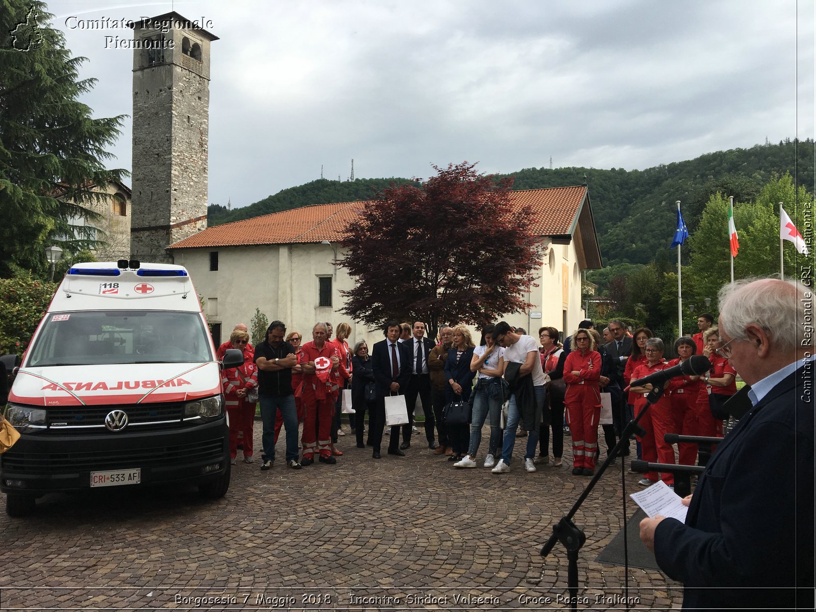 Borgosesia 7 Maggio 2018 - Incontro Sindaci Valsesia - Croce Rossa Italiana- Comitato Regionale del Piemonte