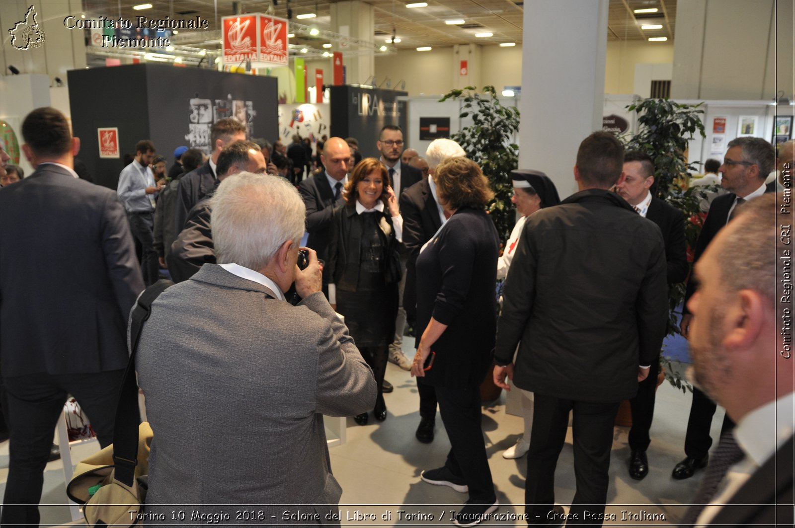 Torino 10 Maggio 2018 - Salone del Libro di Torino / Inaugurazione - Croce Rossa Italiana- Comitato Regionale del Piemonte