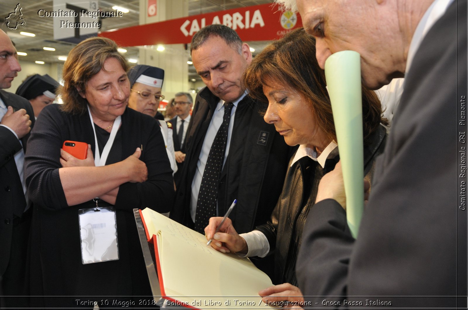 Torino 10 Maggio 2018 - Salone del Libro di Torino / Inaugurazione - Croce Rossa Italiana- Comitato Regionale del Piemonte