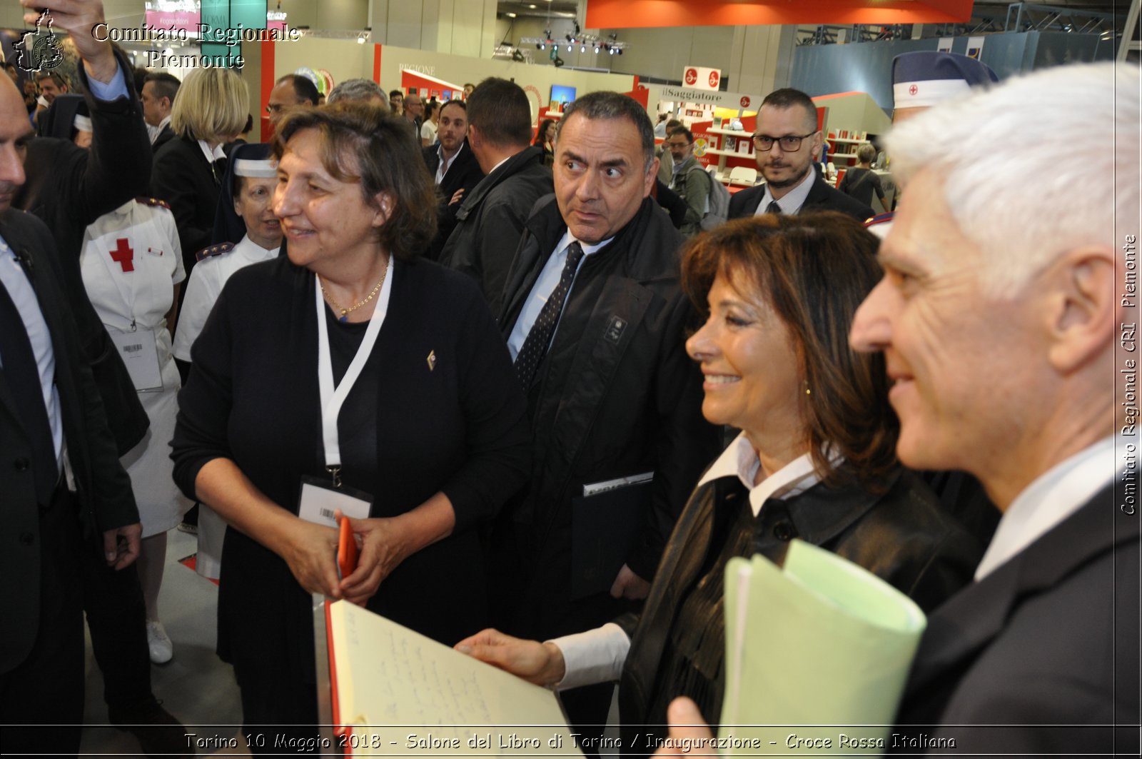 Torino 10 Maggio 2018 - Salone del Libro di Torino / Inaugurazione - Croce Rossa Italiana- Comitato Regionale del Piemonte