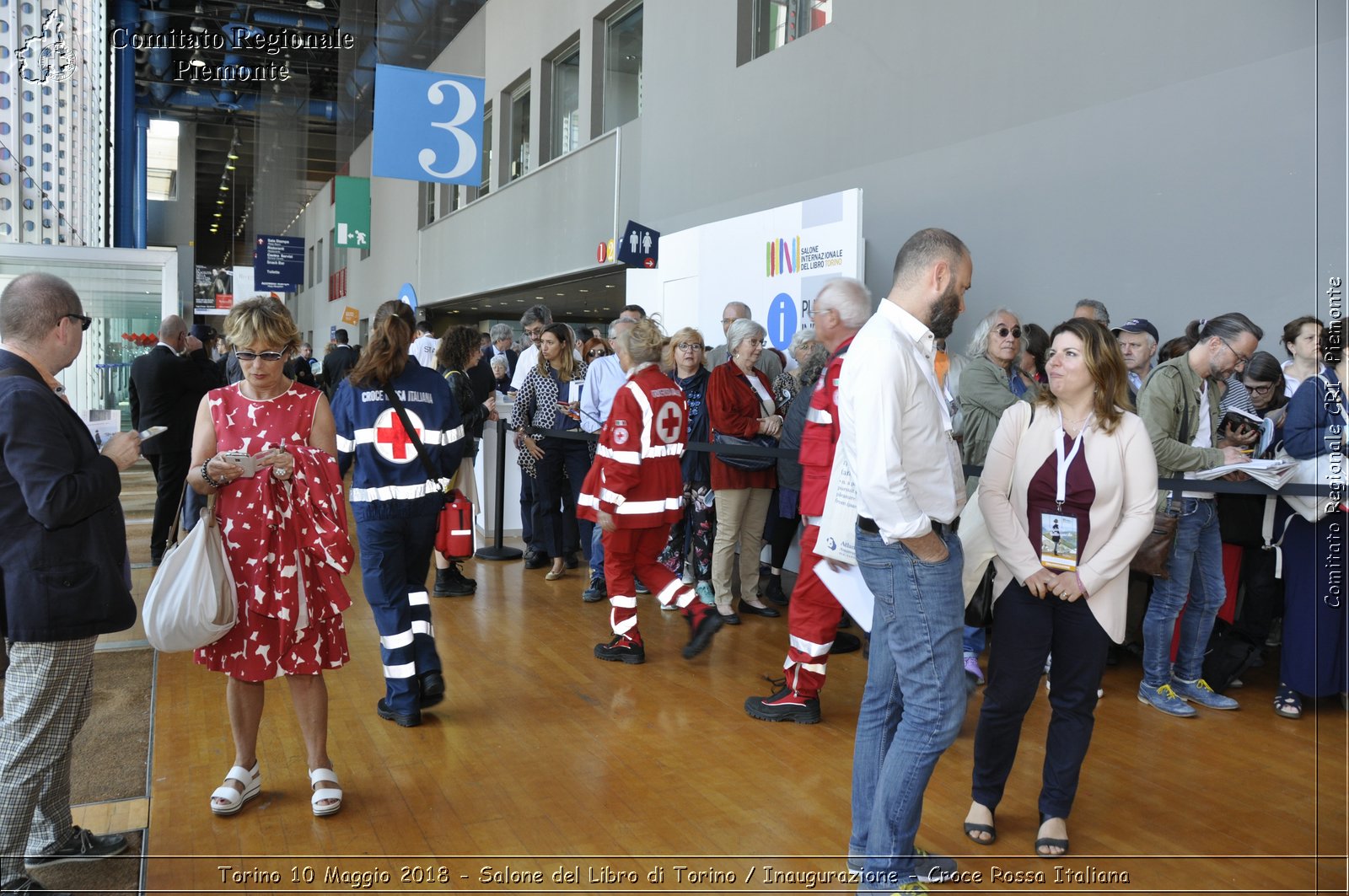 Torino 10 Maggio 2018 - Salone del Libro di Torino / Inaugurazione - Croce Rossa Italiana- Comitato Regionale del Piemonte