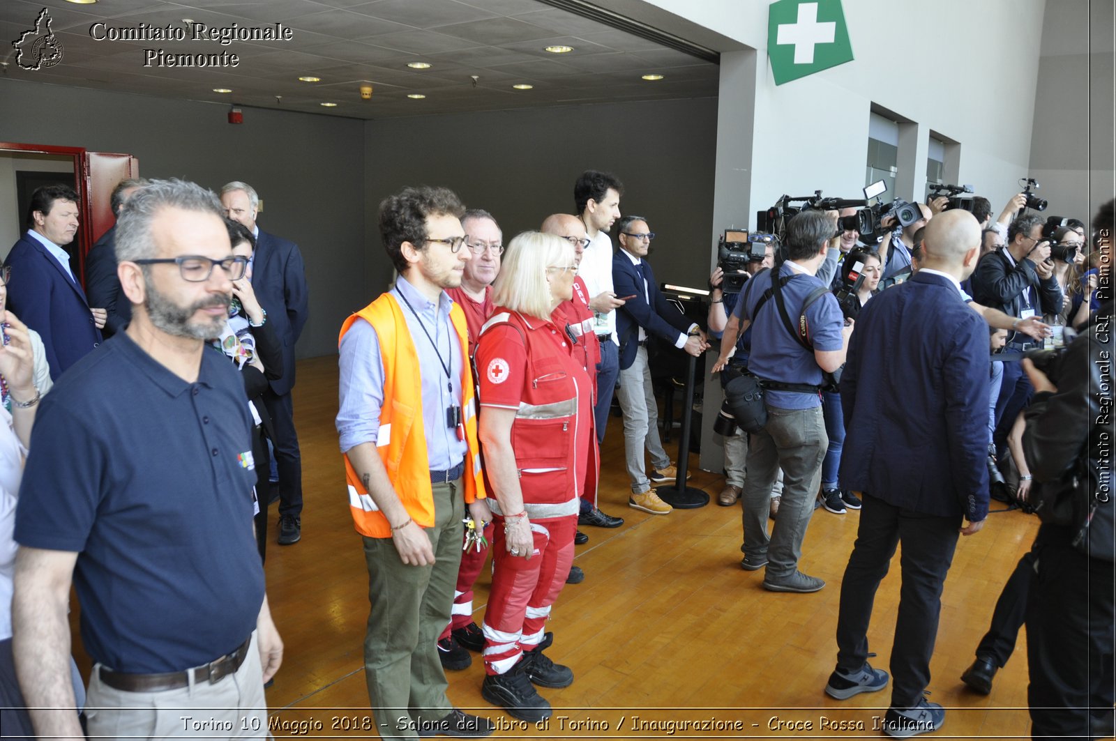 Torino 10 Maggio 2018 - Salone del Libro di Torino / Inaugurazione - Croce Rossa Italiana- Comitato Regionale del Piemonte