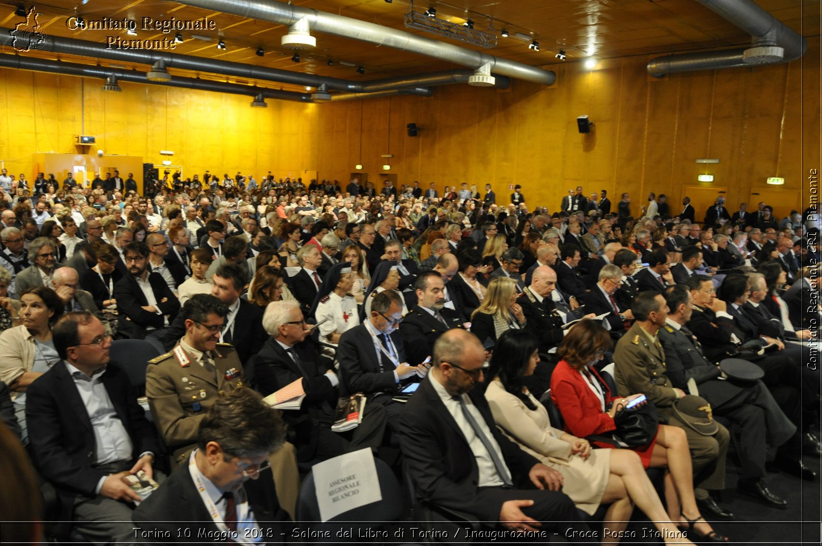 Torino 10 Maggio 2018 - Salone del Libro di Torino / Inaugurazione - Croce Rossa Italiana- Comitato Regionale del Piemonte