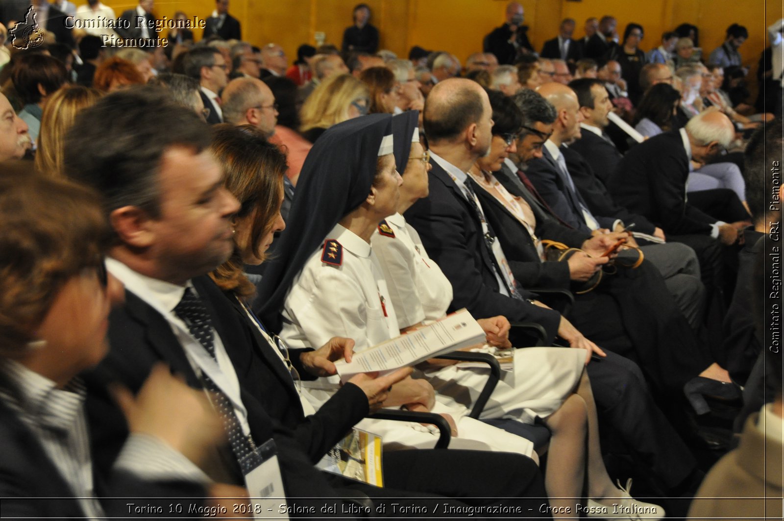 Torino 10 Maggio 2018 - Salone del Libro di Torino / Inaugurazione - Croce Rossa Italiana- Comitato Regionale del Piemonte