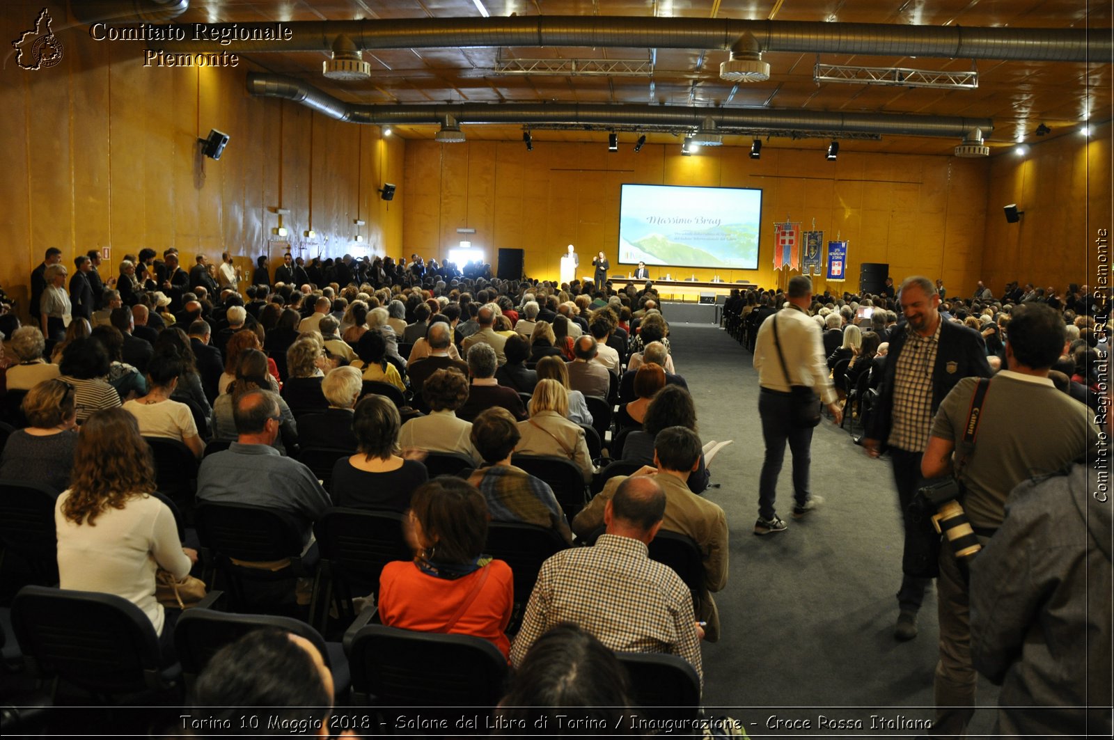 Torino 10 Maggio 2018 - Salone del Libro di Torino / Inaugurazione - Croce Rossa Italiana- Comitato Regionale del Piemonte