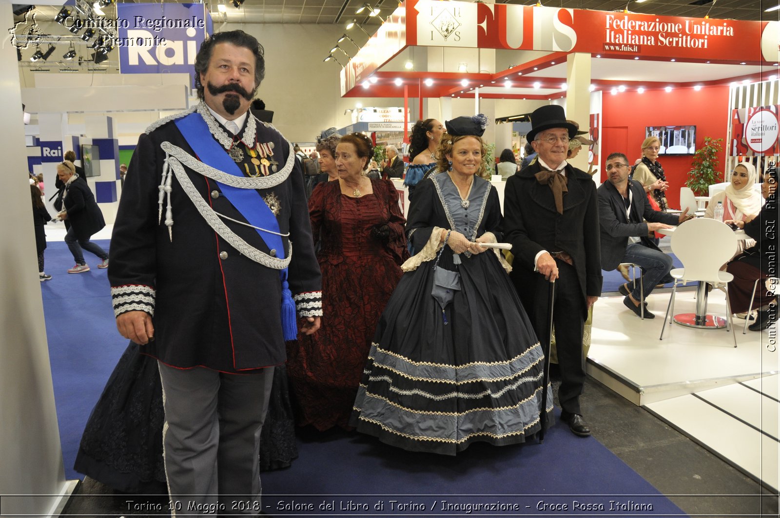 Torino 10 Maggio 2018 - Salone del Libro di Torino / Inaugurazione - Croce Rossa Italiana- Comitato Regionale del Piemonte