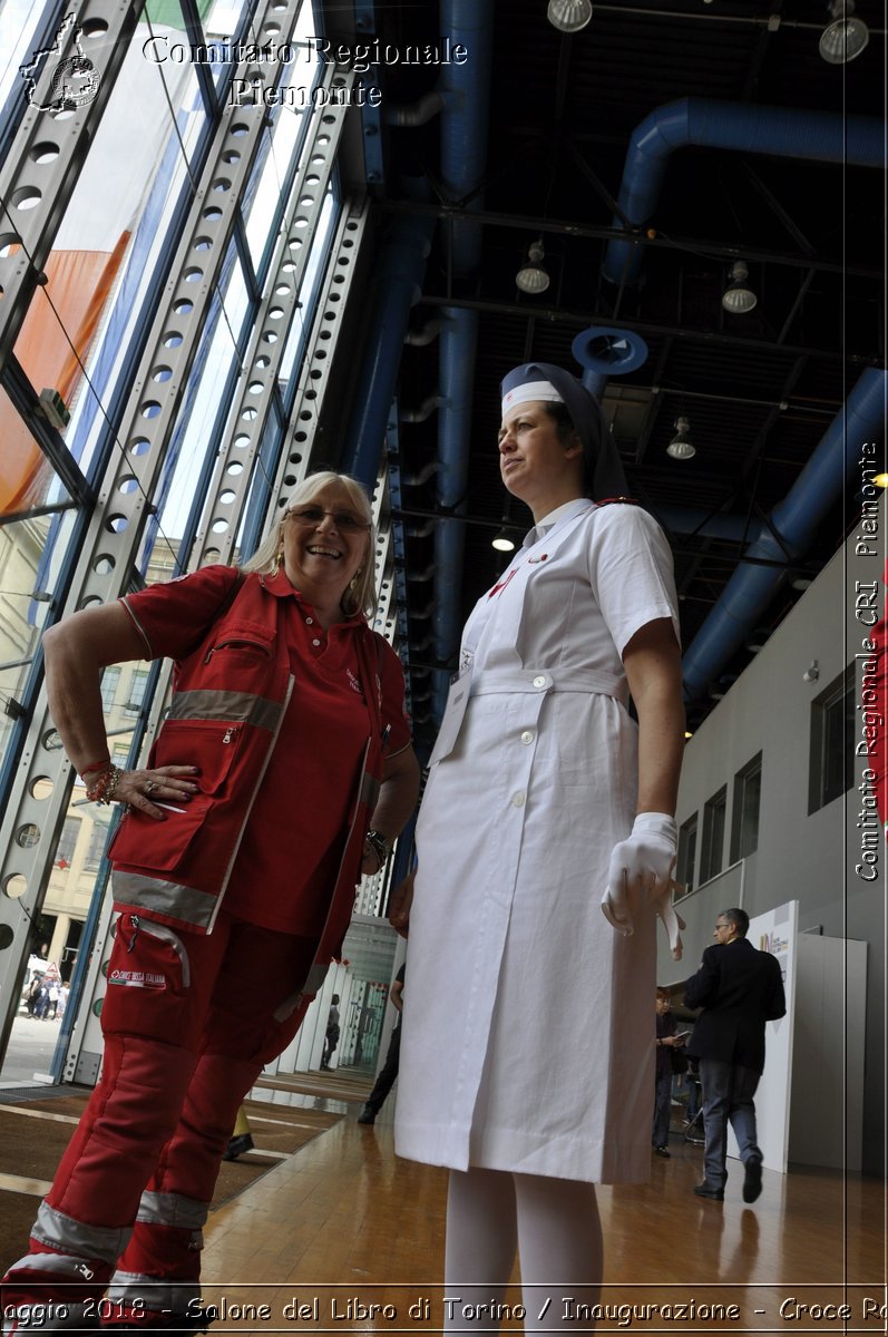 Torino 10 Maggio 2018 - Salone del Libro di Torino / Inaugurazione - Croce Rossa Italiana- Comitato Regionale del Piemonte