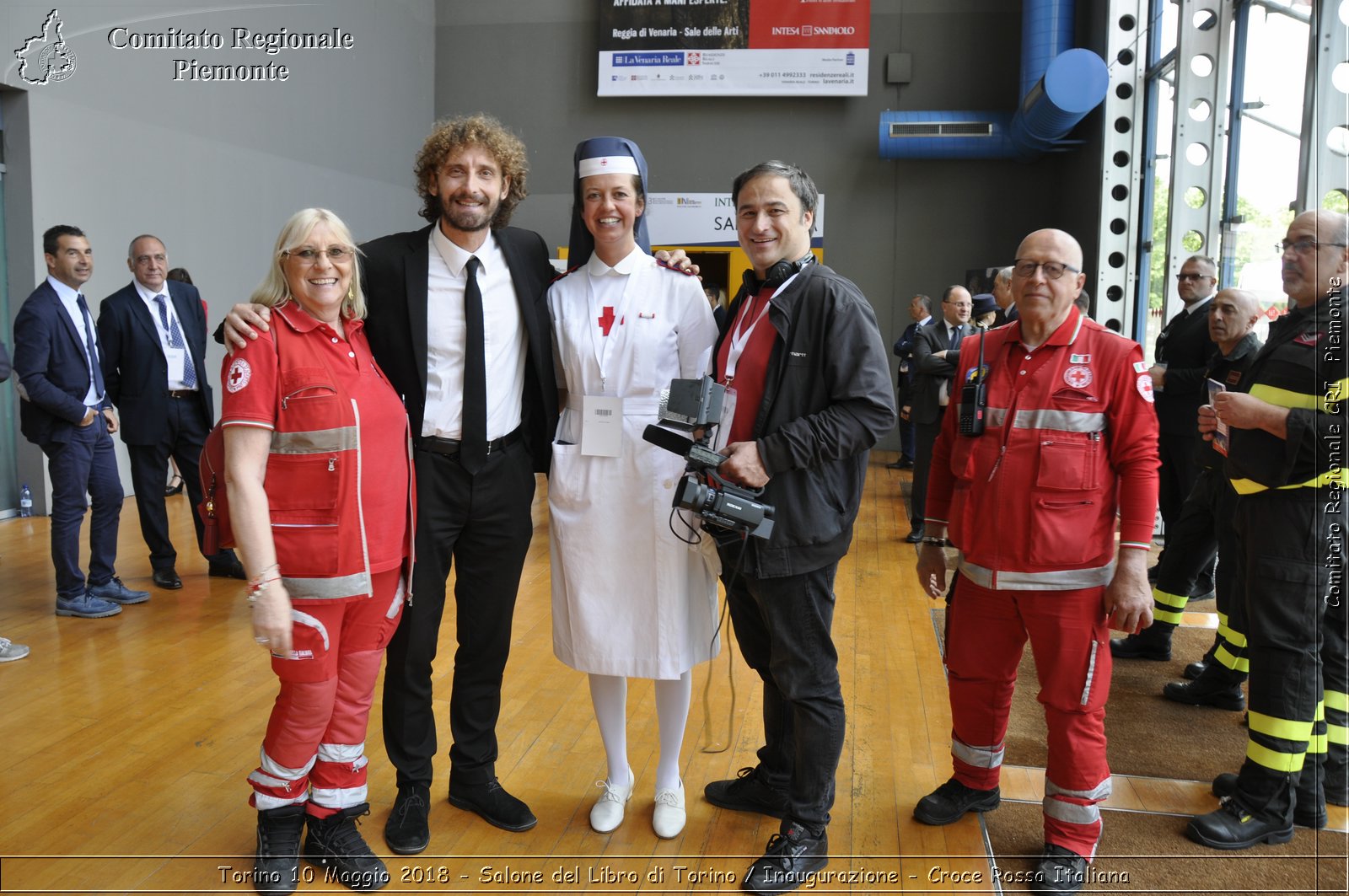 Torino 10 Maggio 2018 - Salone del Libro di Torino / Inaugurazione - Croce Rossa Italiana- Comitato Regionale del Piemonte