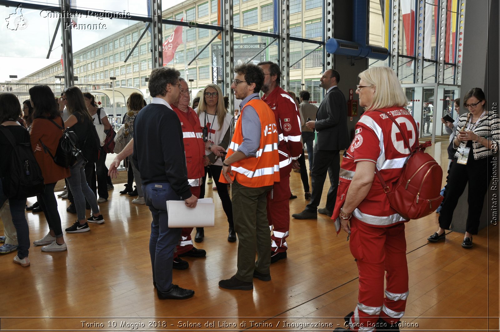 Torino 10 Maggio 2018 - Salone del Libro di Torino / Inaugurazione - Croce Rossa Italiana- Comitato Regionale del Piemonte