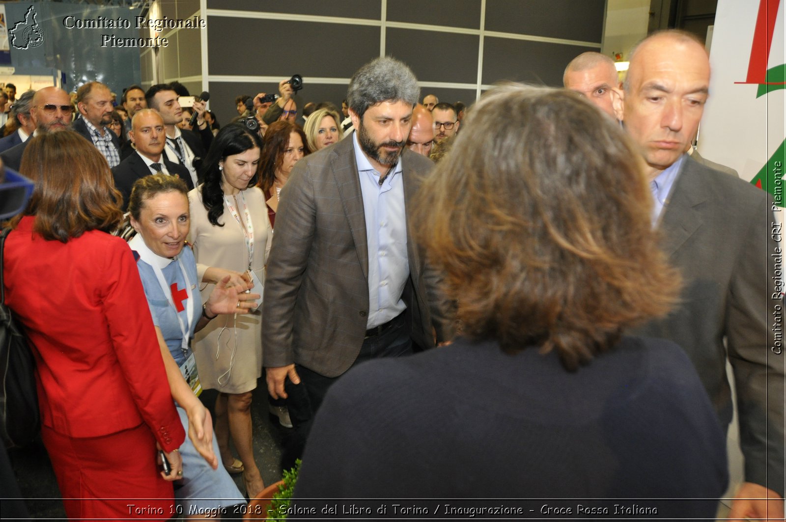 Torino 10 Maggio 2018 - Salone del Libro di Torino / Inaugurazione - Croce Rossa Italiana- Comitato Regionale del Piemonte