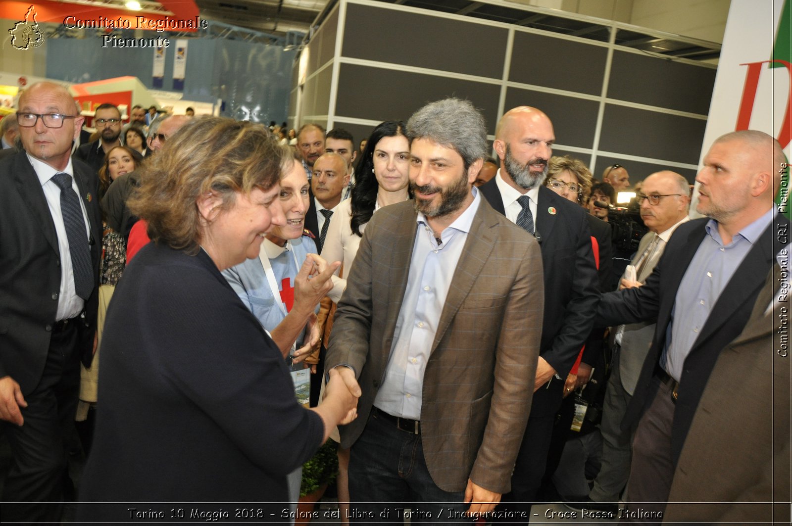 Torino 10 Maggio 2018 - Salone del Libro di Torino / Inaugurazione - Croce Rossa Italiana- Comitato Regionale del Piemonte