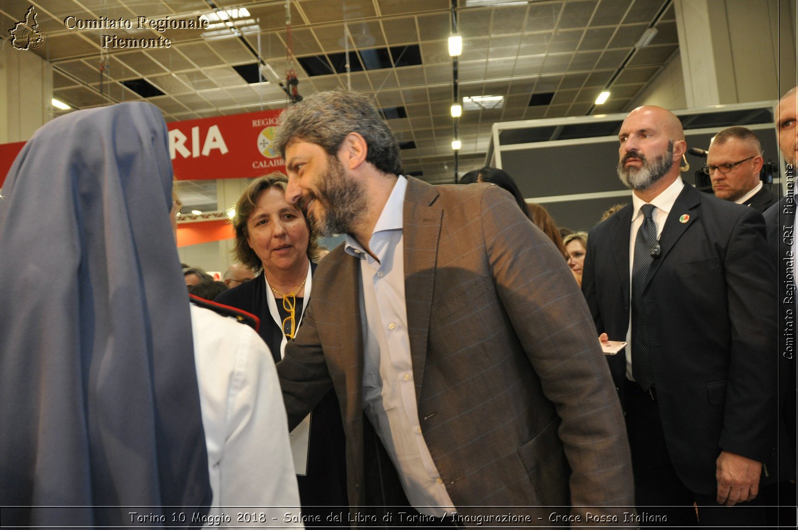 Torino 10 Maggio 2018 - Salone del Libro di Torino / Inaugurazione - Croce Rossa Italiana- Comitato Regionale del Piemonte