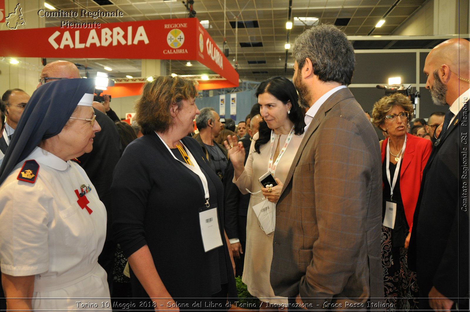 Torino 10 Maggio 2018 - Salone del Libro di Torino / Inaugurazione - Croce Rossa Italiana- Comitato Regionale del Piemonte