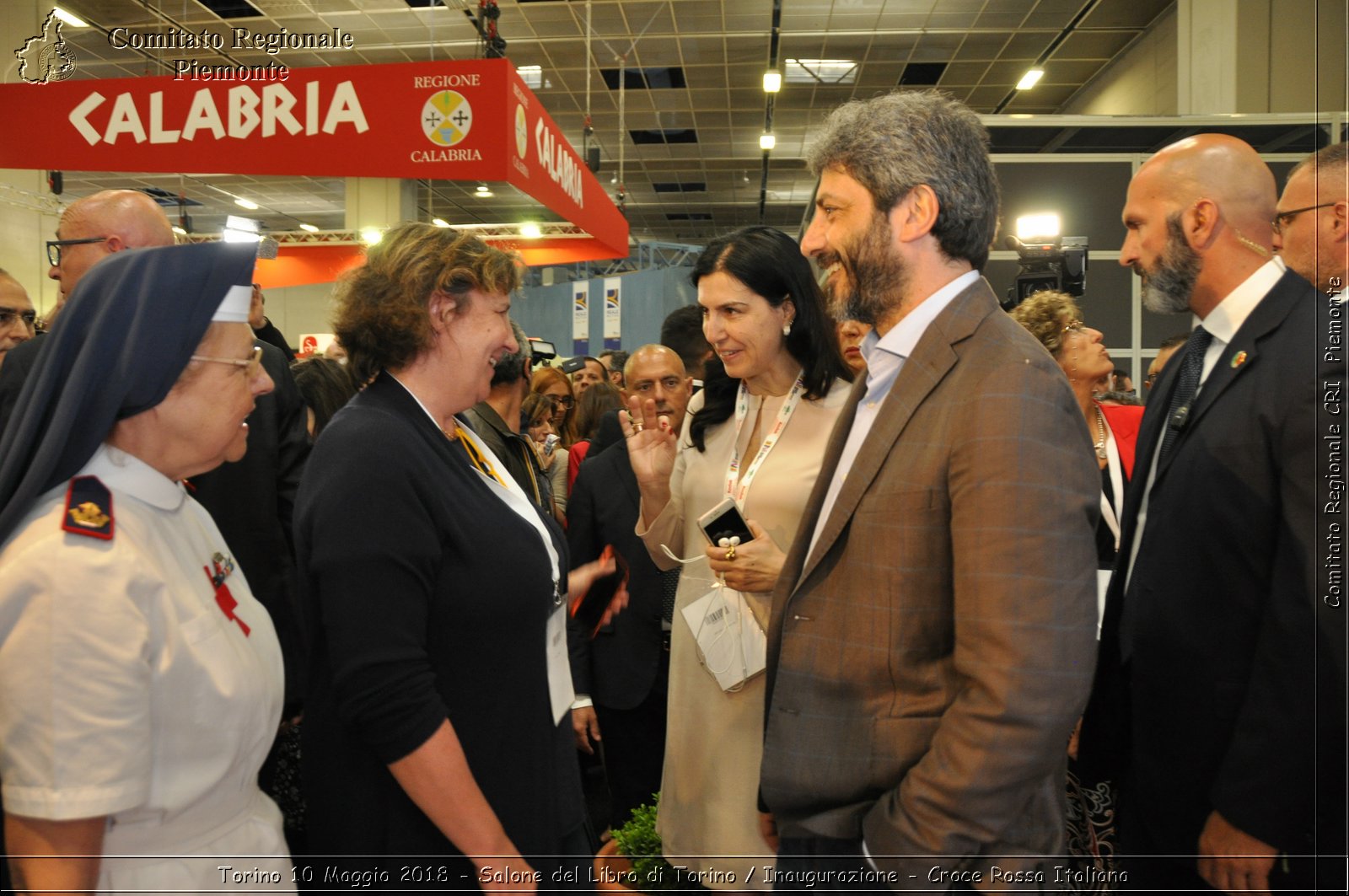 Torino 10 Maggio 2018 - Salone del Libro di Torino / Inaugurazione - Croce Rossa Italiana- Comitato Regionale del Piemonte