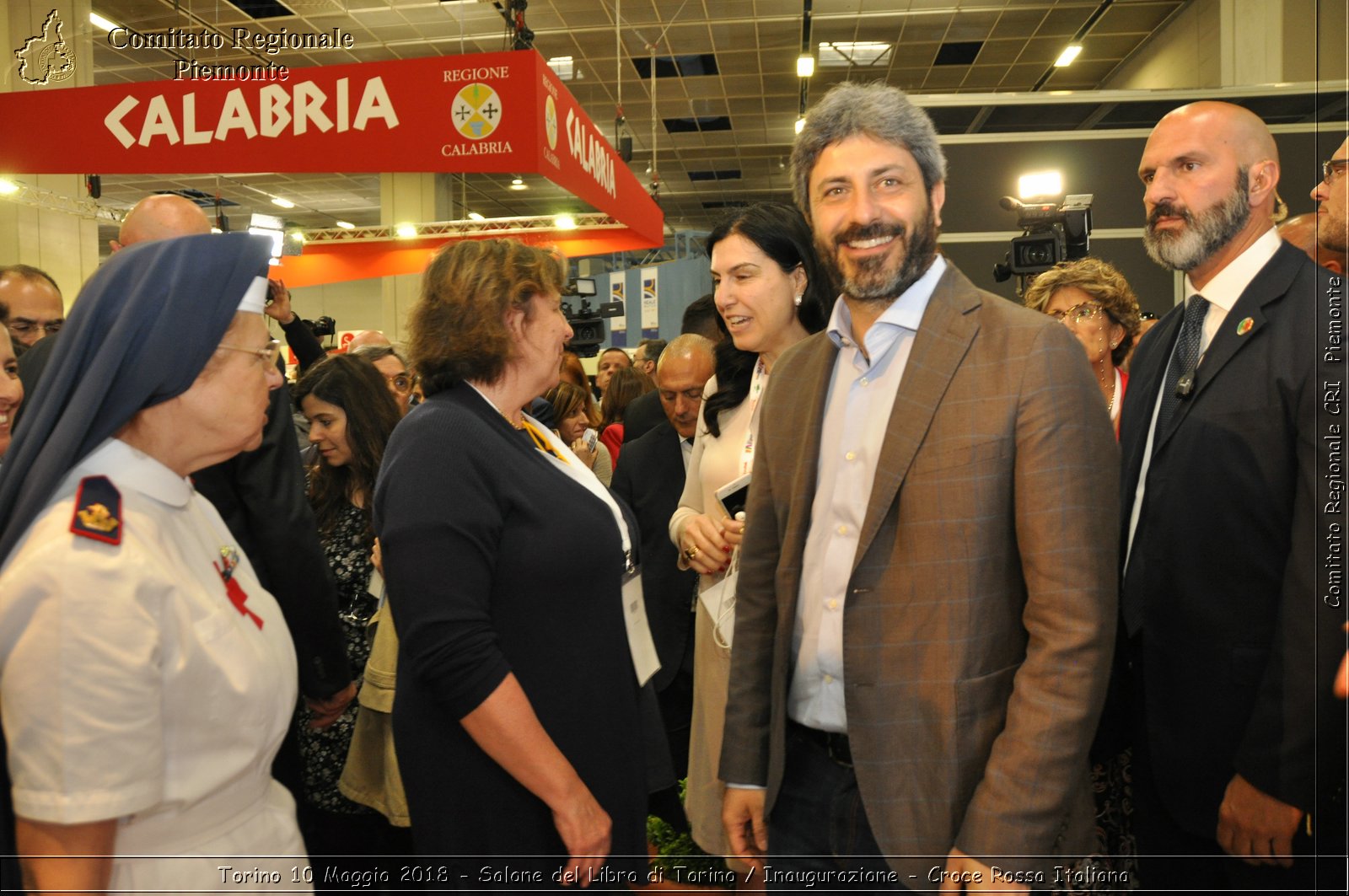 Torino 10 Maggio 2018 - Salone del Libro di Torino / Inaugurazione - Croce Rossa Italiana- Comitato Regionale del Piemonte