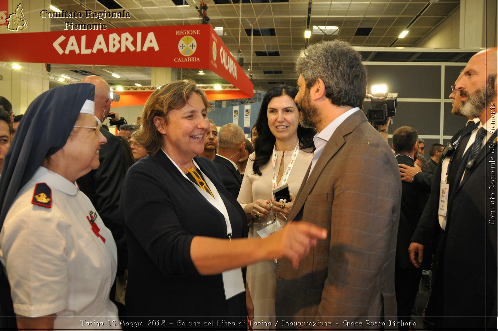 Torino 10 Maggio 2018 - Salone del Libro di Torino / Inaugurazione - Croce Rossa Italiana- Comitato Regionale del Piemonte