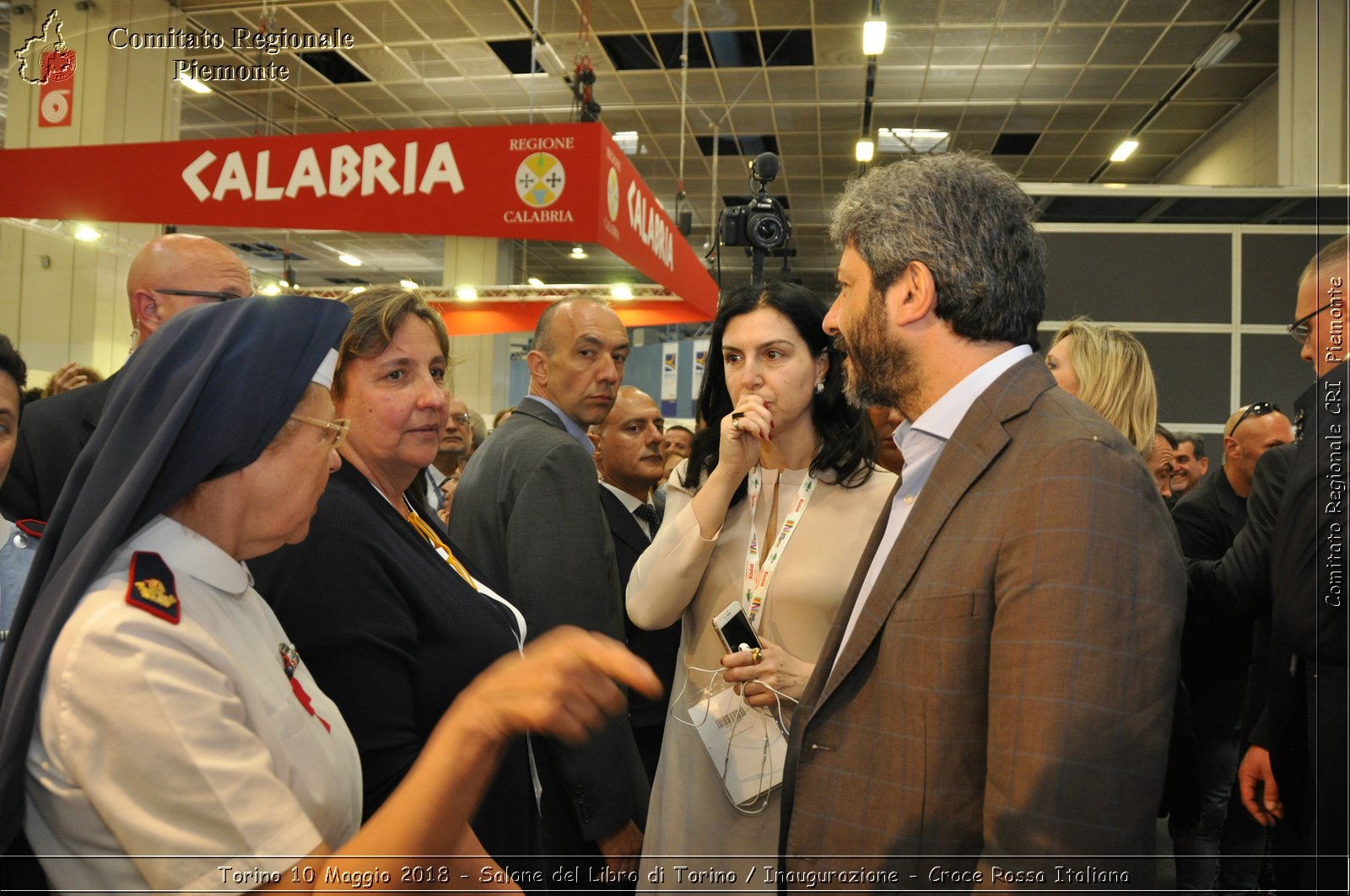 Torino 10 Maggio 2018 - Salone del Libro di Torino / Inaugurazione - Croce Rossa Italiana- Comitato Regionale del Piemonte