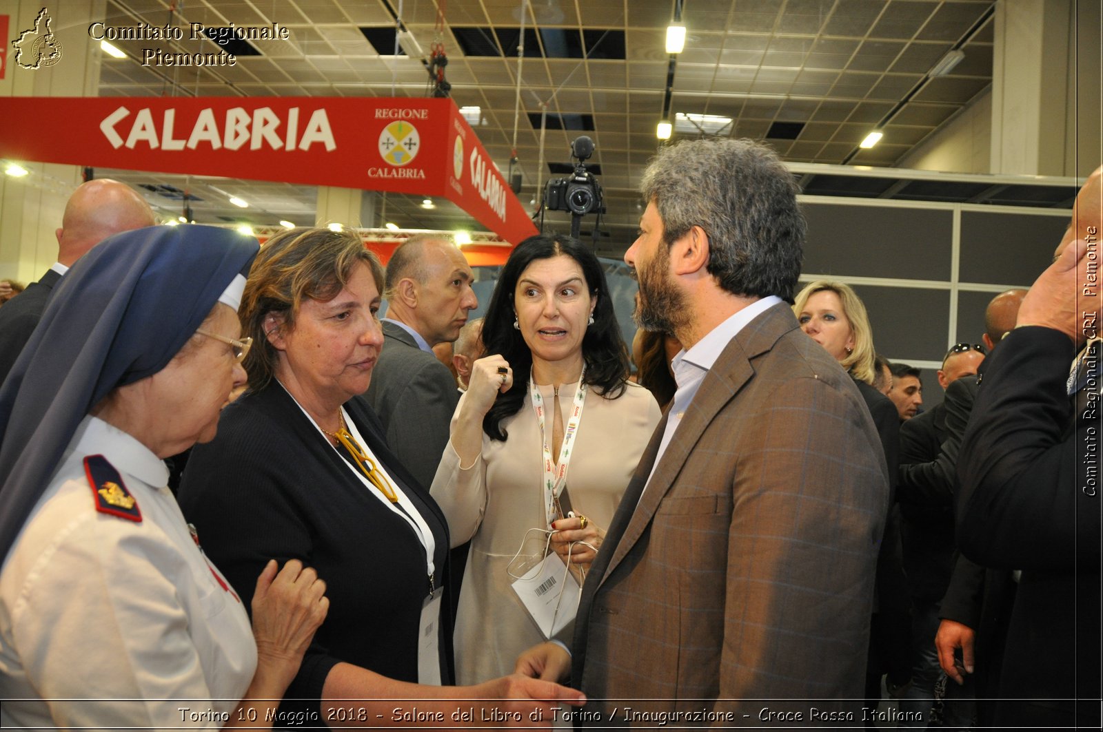 Torino 10 Maggio 2018 - Salone del Libro di Torino / Inaugurazione - Croce Rossa Italiana- Comitato Regionale del Piemonte