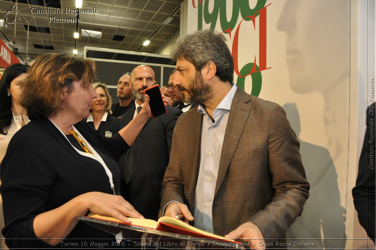 Torino 10 Maggio 2018 - Salone del Libro di Torino / Inaugurazione - Croce Rossa Italiana- Comitato Regionale del Piemonte