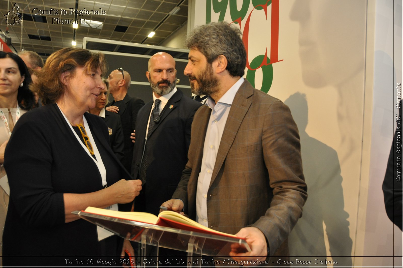 Torino 10 Maggio 2018 - Salone del Libro di Torino / Inaugurazione - Croce Rossa Italiana- Comitato Regionale del Piemonte